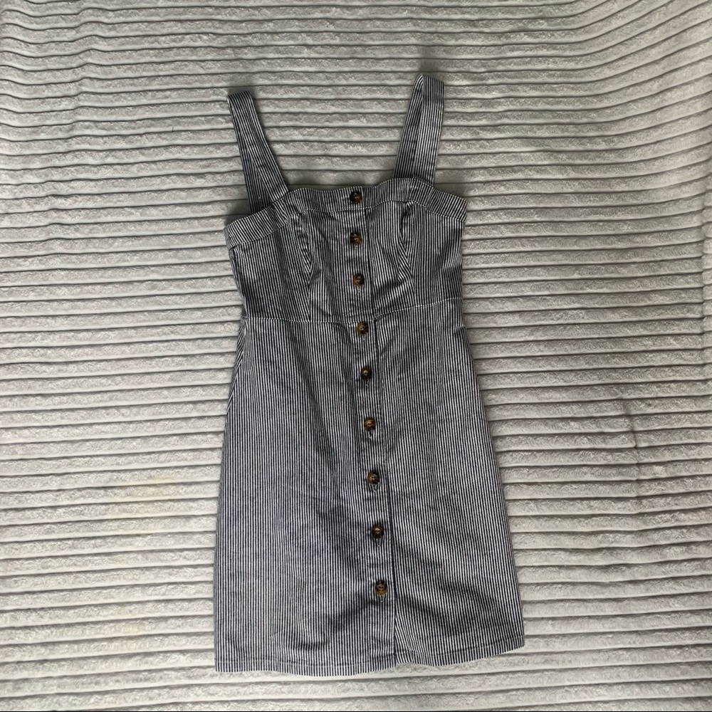 Hollister Striped button down dress